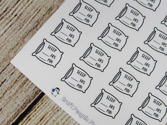 Sleep Tracker Pillow Sticker