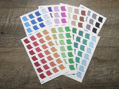 Hand Drawn Sticky Note Stickers- SN001-SN007