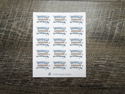 Socially Awkward Stickers