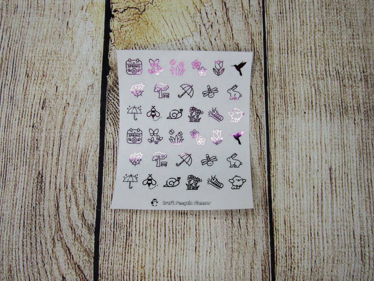 FOILED Spring Mix Stickers