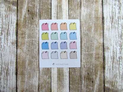 Sticky note planner sticker