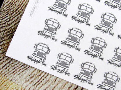 Struggle Bus Stickers