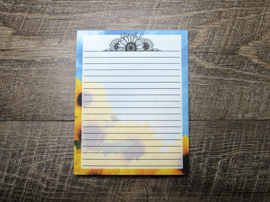 Sunflower Notepad