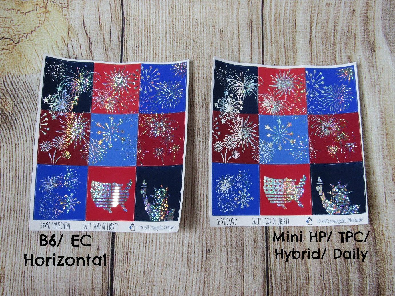 Sweet Land of Liberty FOILED Weekly, CHOOSE YOUR KIT