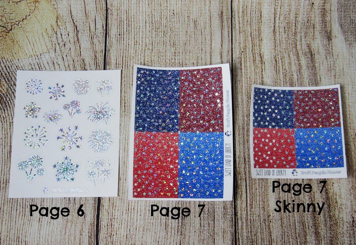 Sweet Land of Liberty FOILED Weekly, CHOOSE YOUR KIT