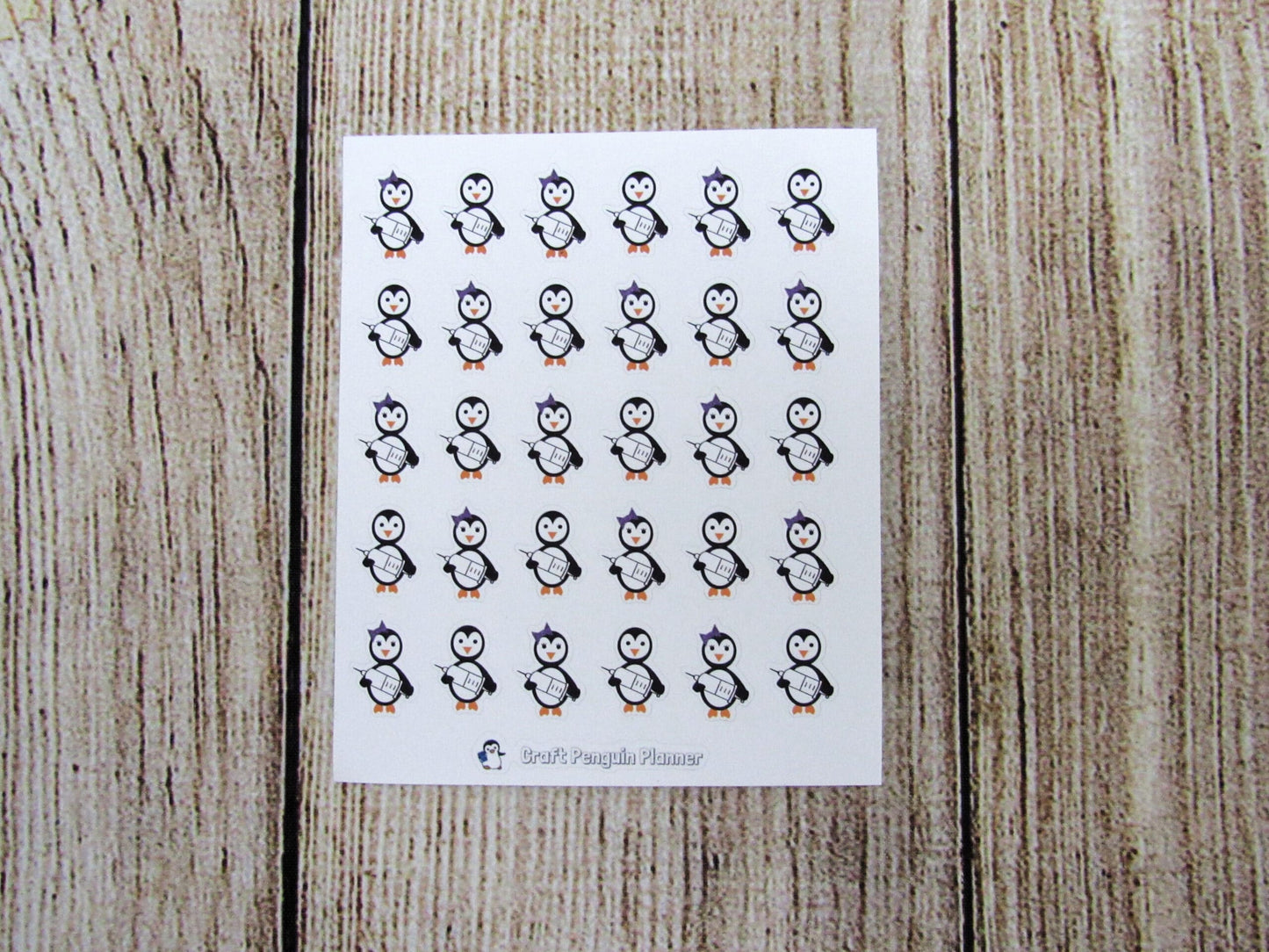 Syringe/Shot Waddles & Snowflake