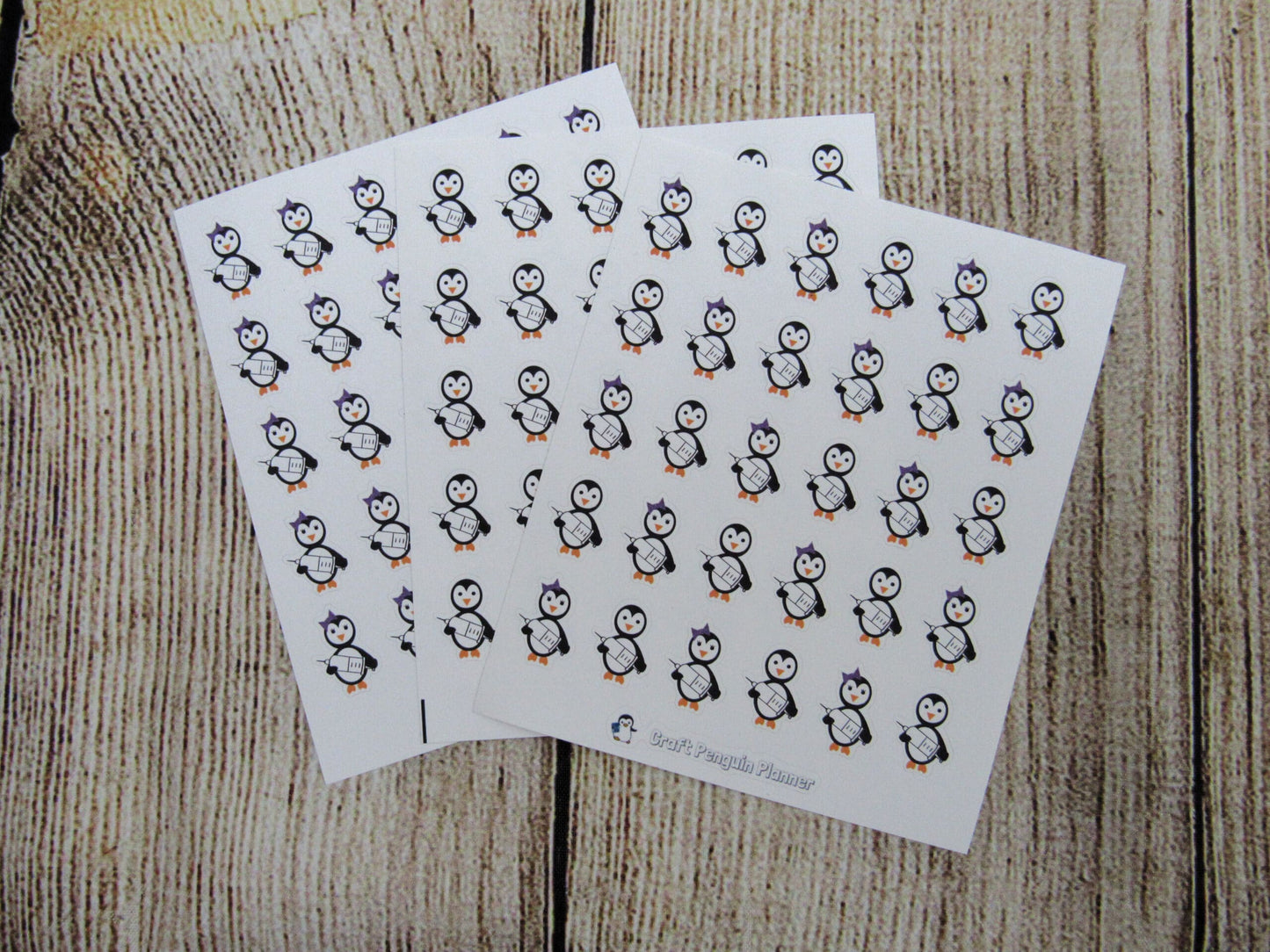 Syringe/Shot Waddles & Snowflake