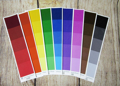 Skinny Headers Only- Solid Colors- Sheets SK0010-SK0018