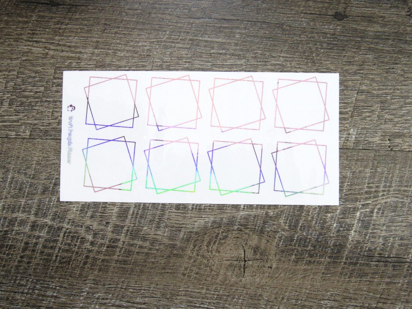 Tilted Double Frame Overlays