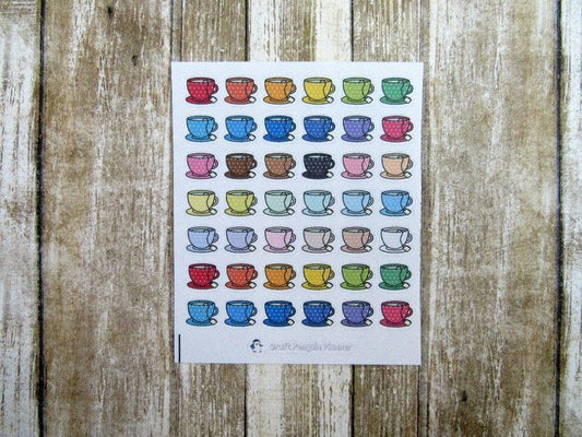 Tea Cup Stickers