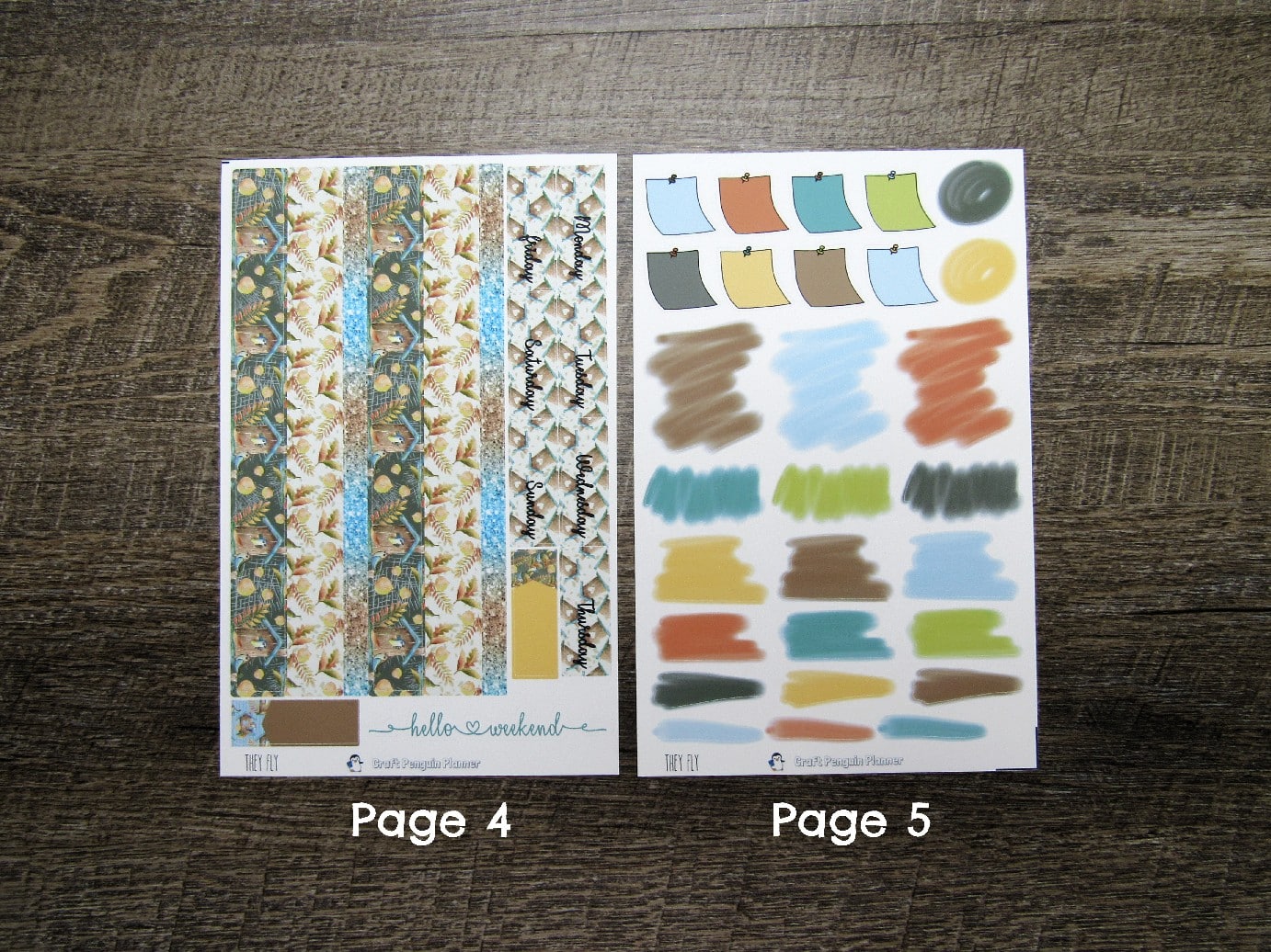 They Fly Weekly, CHOOSE YOUR KIT