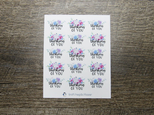 Thinking of You Stickers