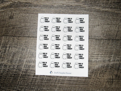 This is Boo Sheet stickers