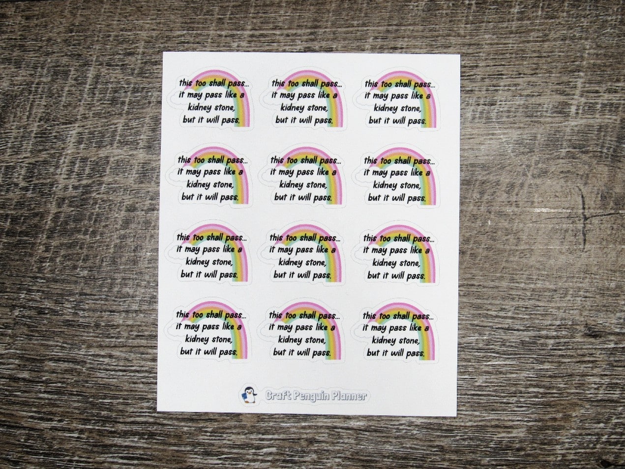 This too shall pass stickers