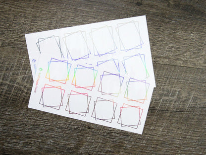 Tilted Double Frame Overlays