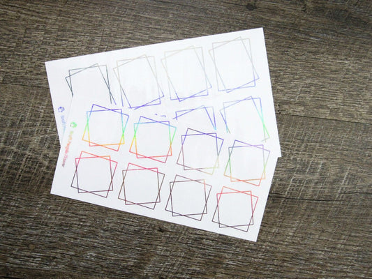 Tilted Double Frame Overlays