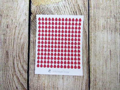 Tiny Blood drop stickers