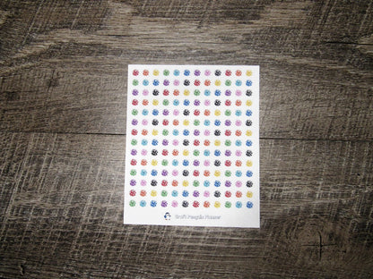 TINY Cheer Pom Pom Stickers