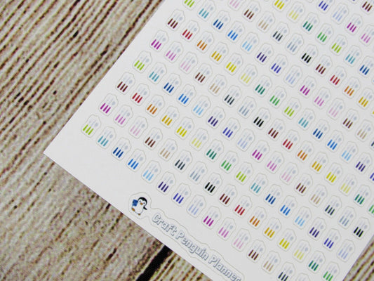 Tiny Cutlery/Meal Icon Stickers