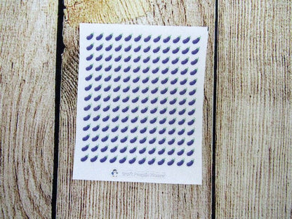 Tiny Eggplant Stickers
