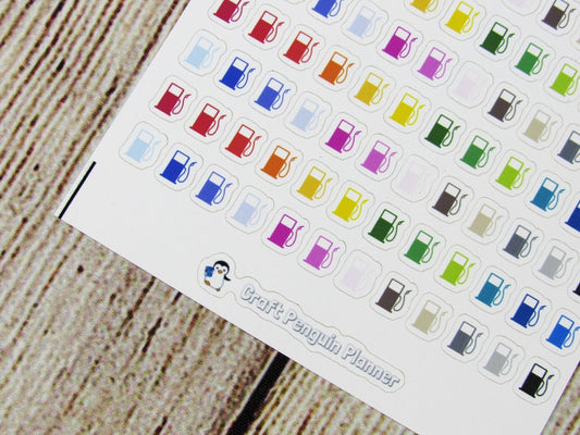 Tiny Gas Pump Stickers