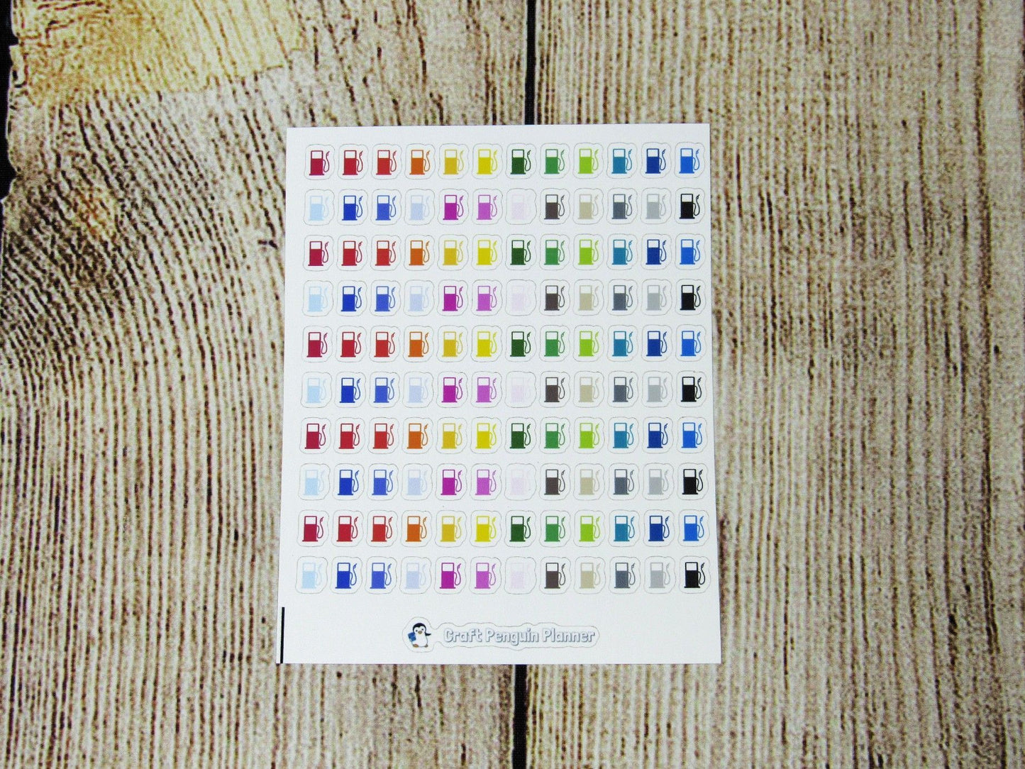 Tiny Gas Pump Stickers