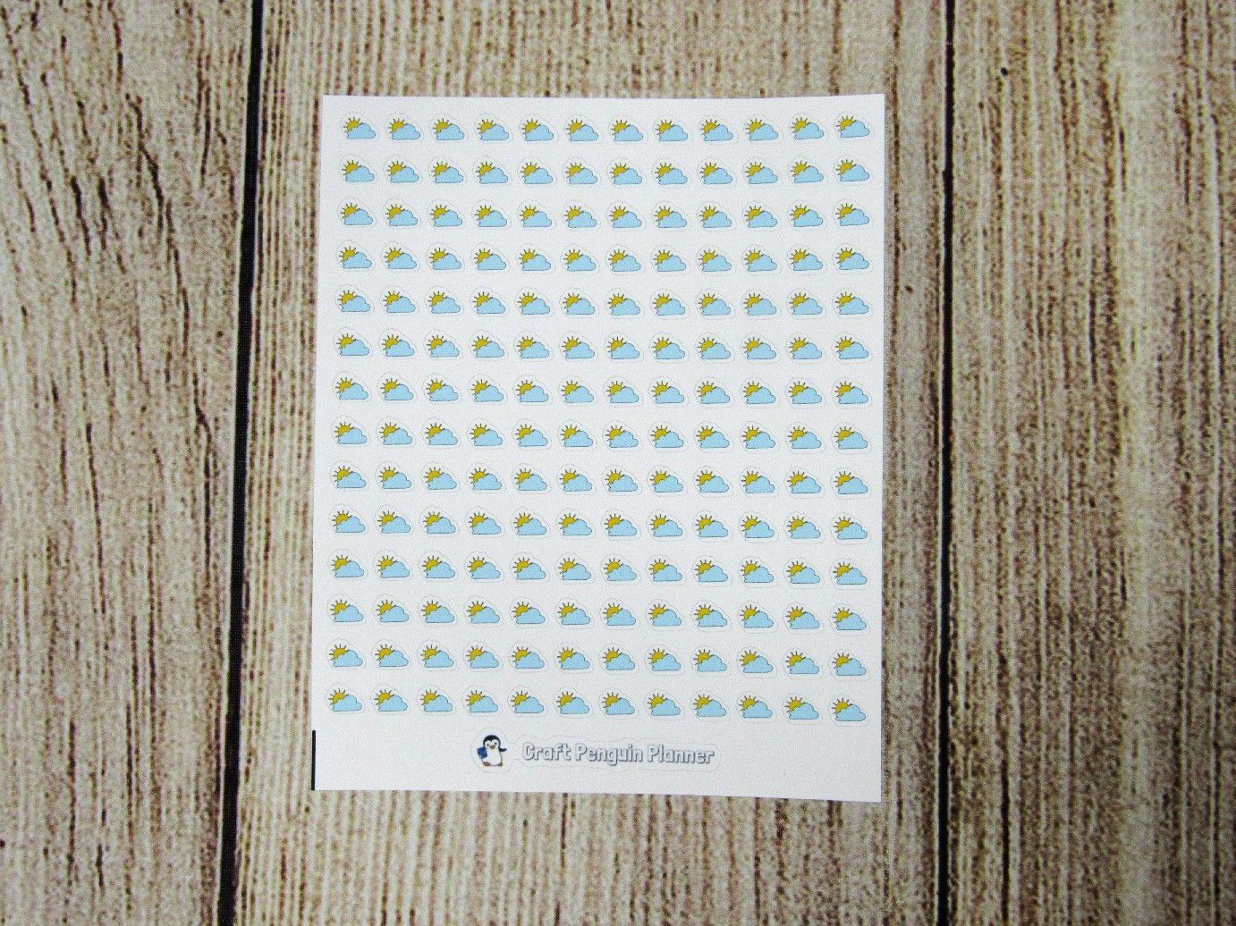 Tiny Hand Drawn Weather Stickers