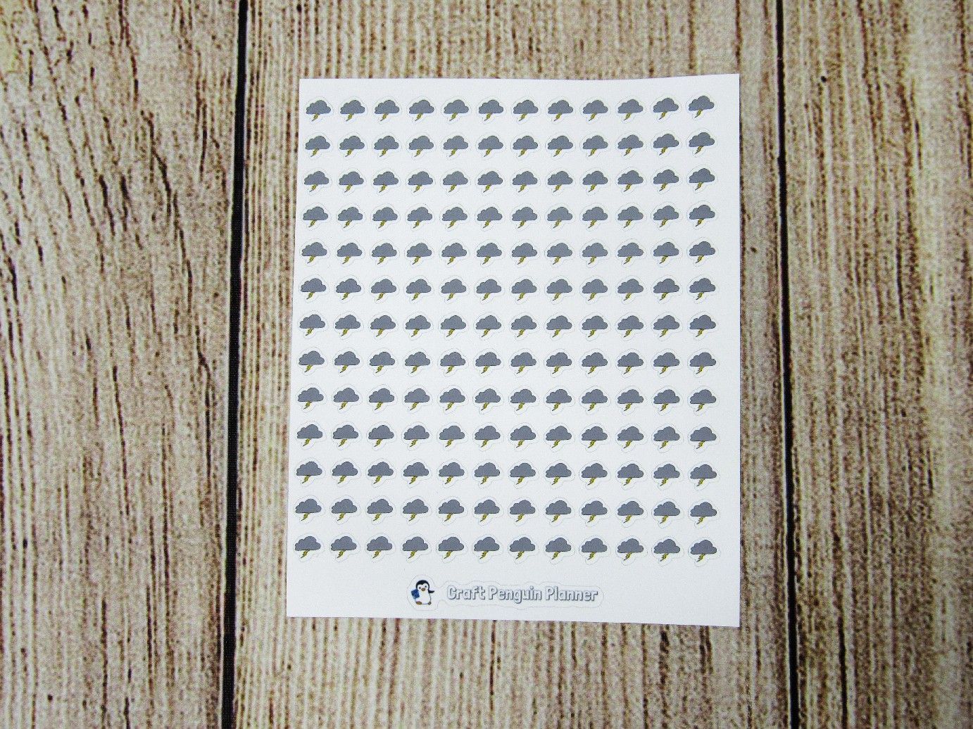 Tiny Hand Drawn Weather Stickers