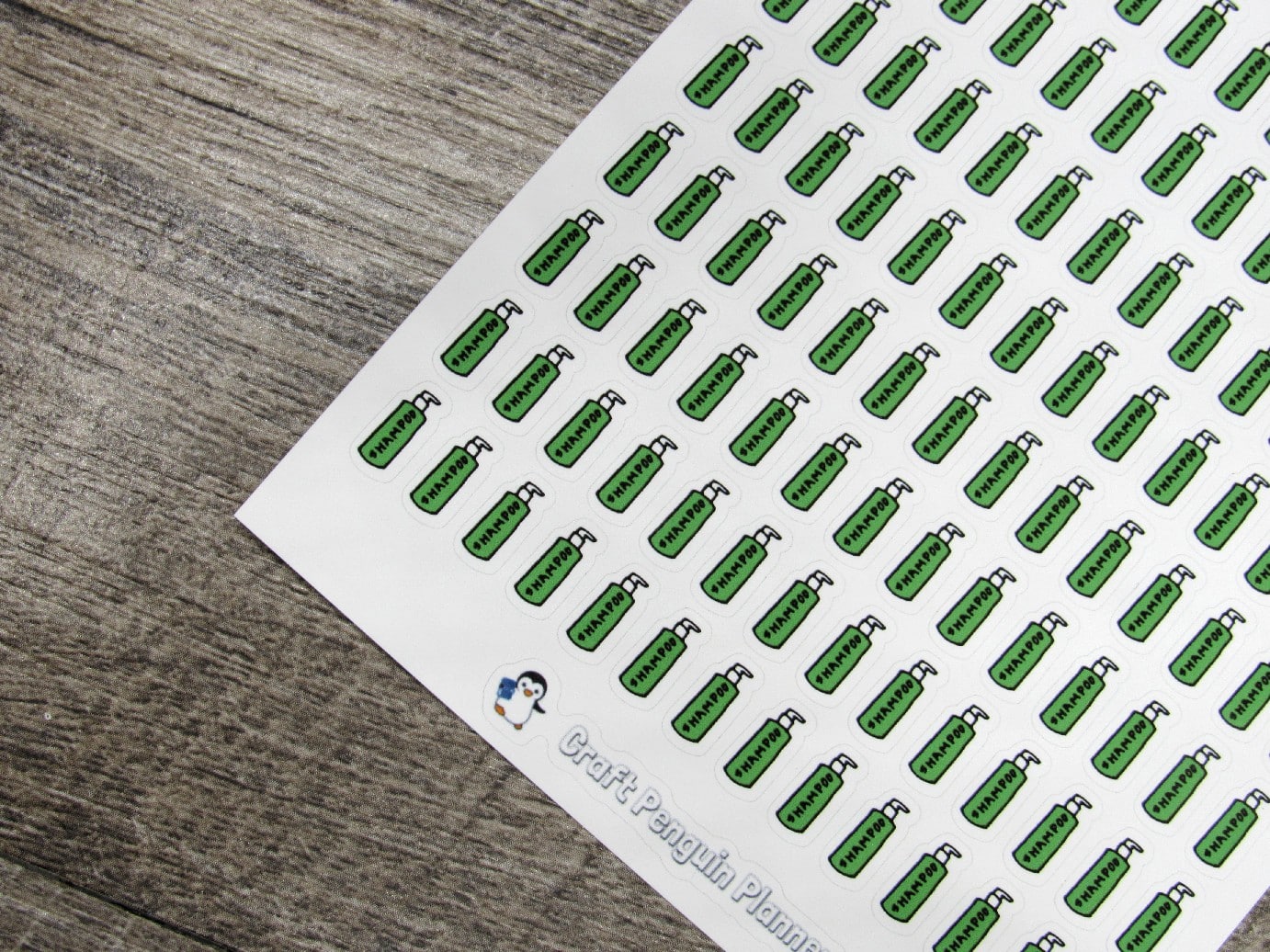 Tiny Shampoo Stickers