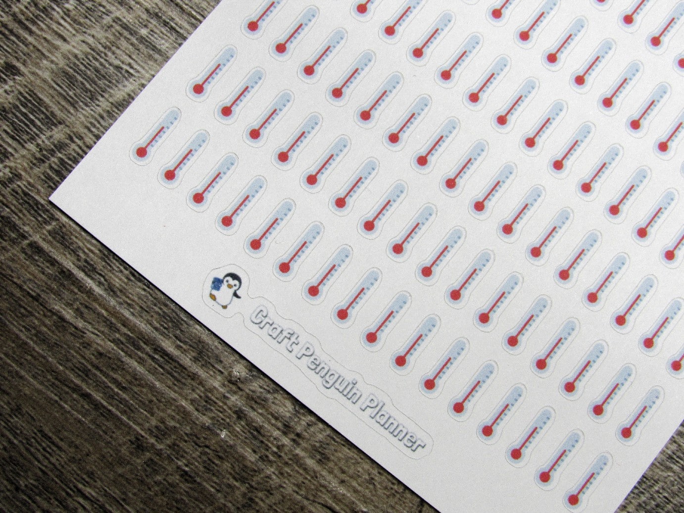 Tiny Thermometer Stickers