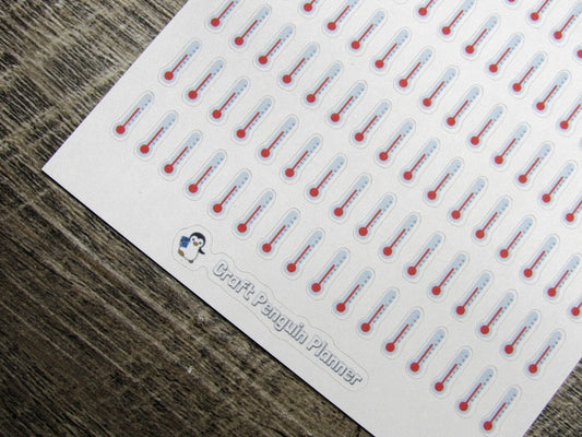 Tiny Thermometer Stickers