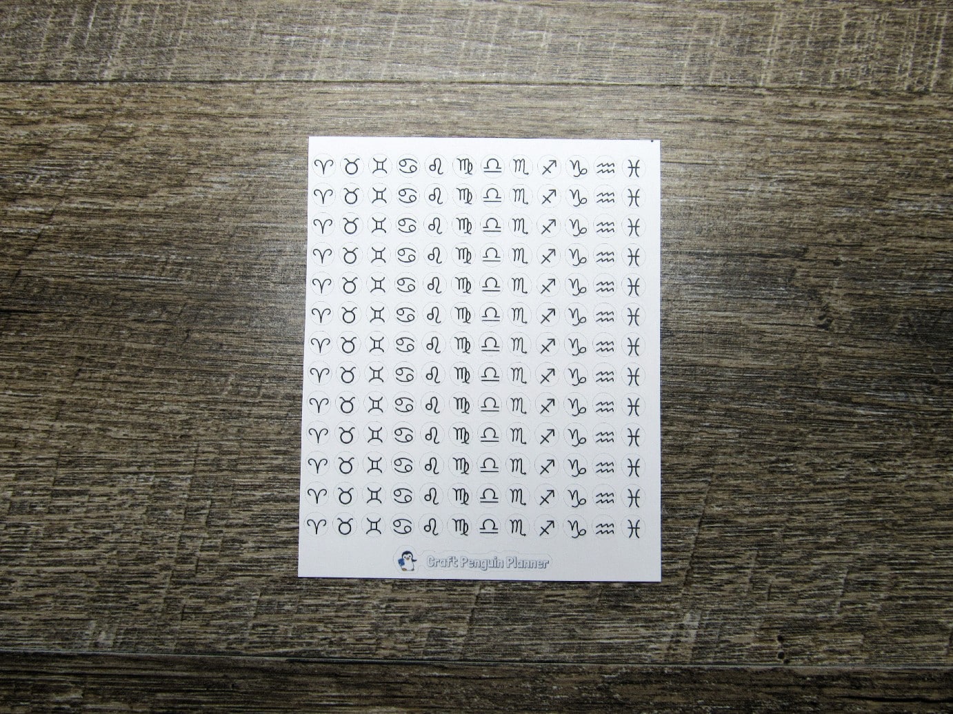 Tiny Zodiac Icon Mix Stickers