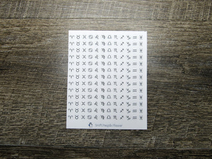 Tiny Zodiac Icon Mix Stickers