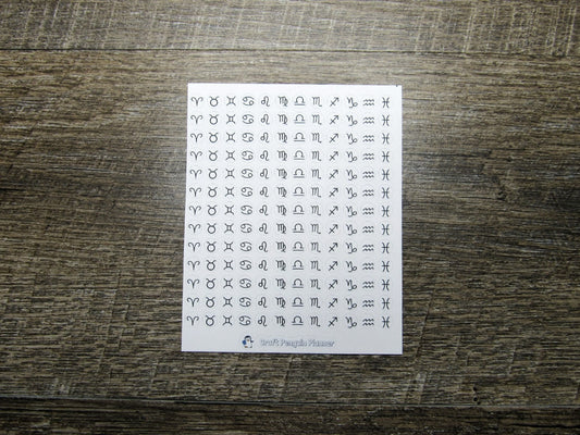 Tiny Zodiac Icon Mix Stickers