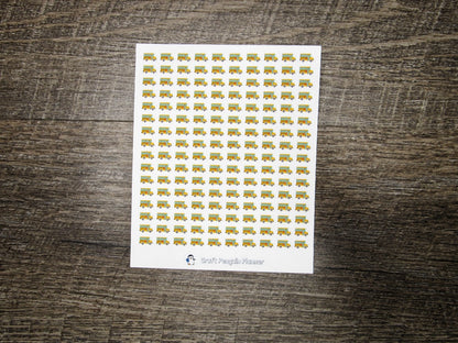 Tiny School Bus Stickers
