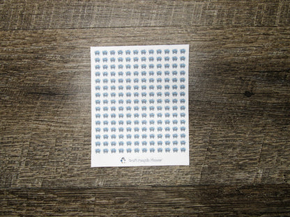 Tiny Car Wash Stickers