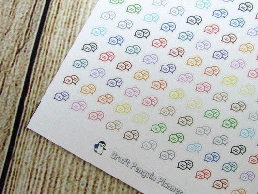 Tiny Chat Bubble stickers
