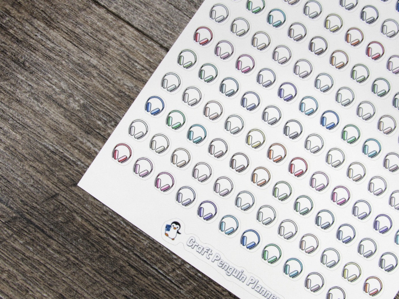 Tiny Headphone Stickers