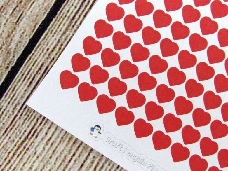 Tiny Heart Stickers