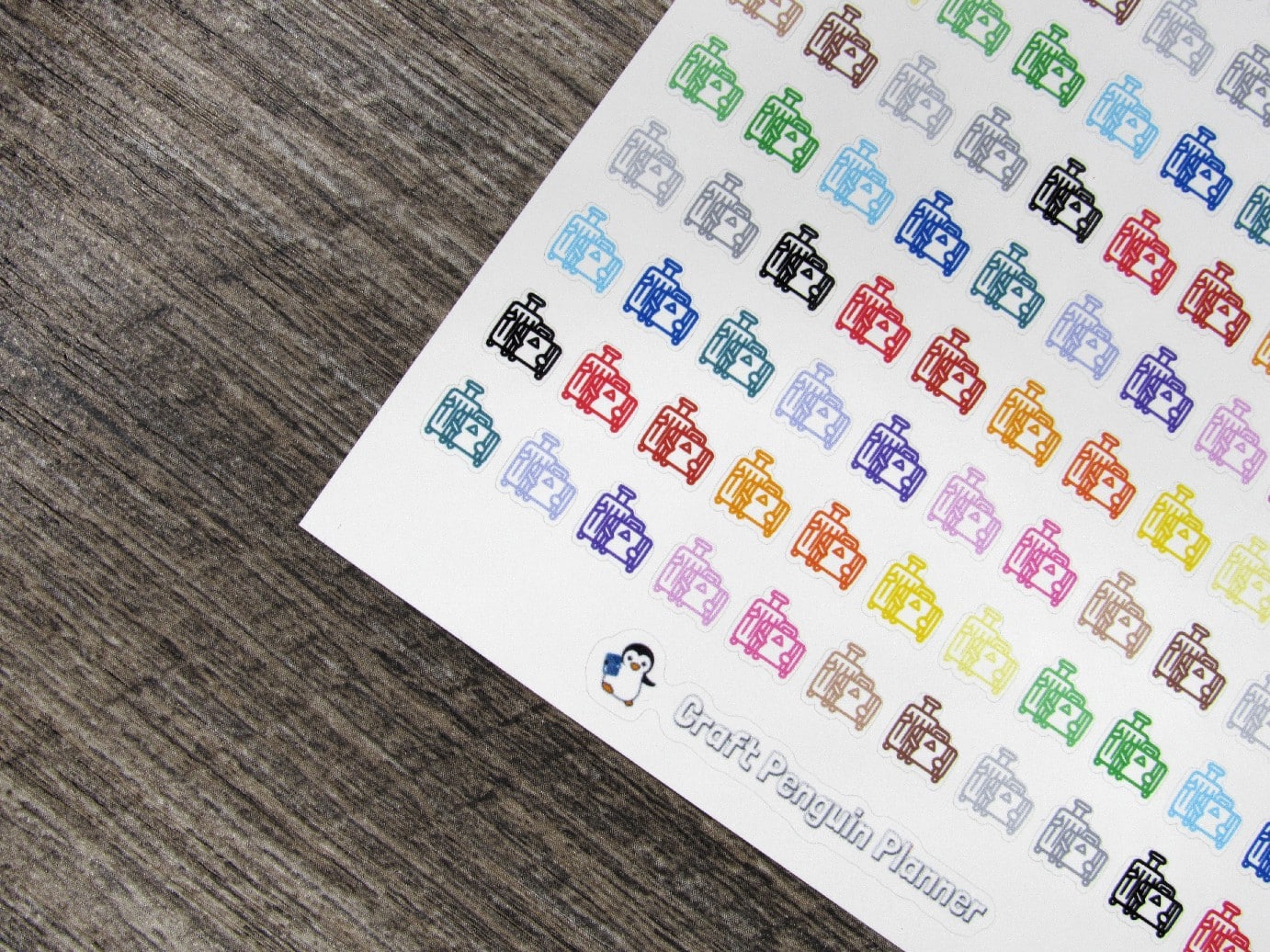 Tiny Luggage Stickers