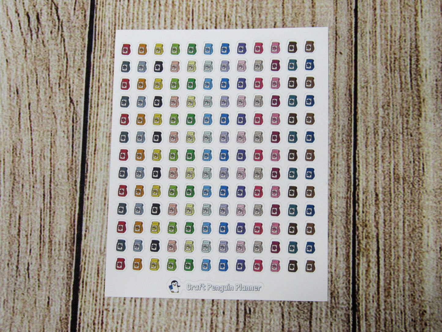 Tiny Pet Food Stickers