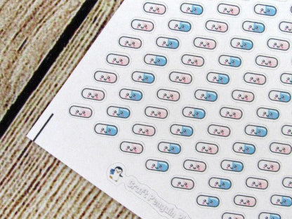 Tiny Pill stickers