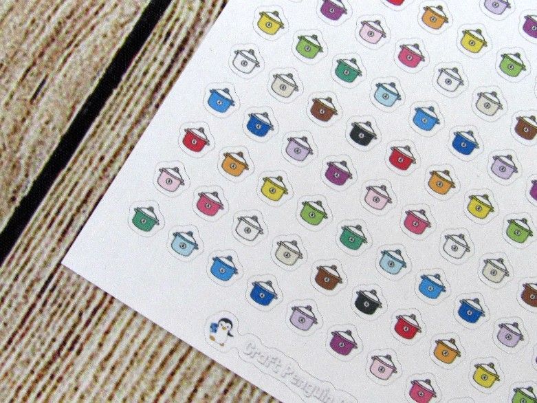 Tiny Slow Cooker stickers
