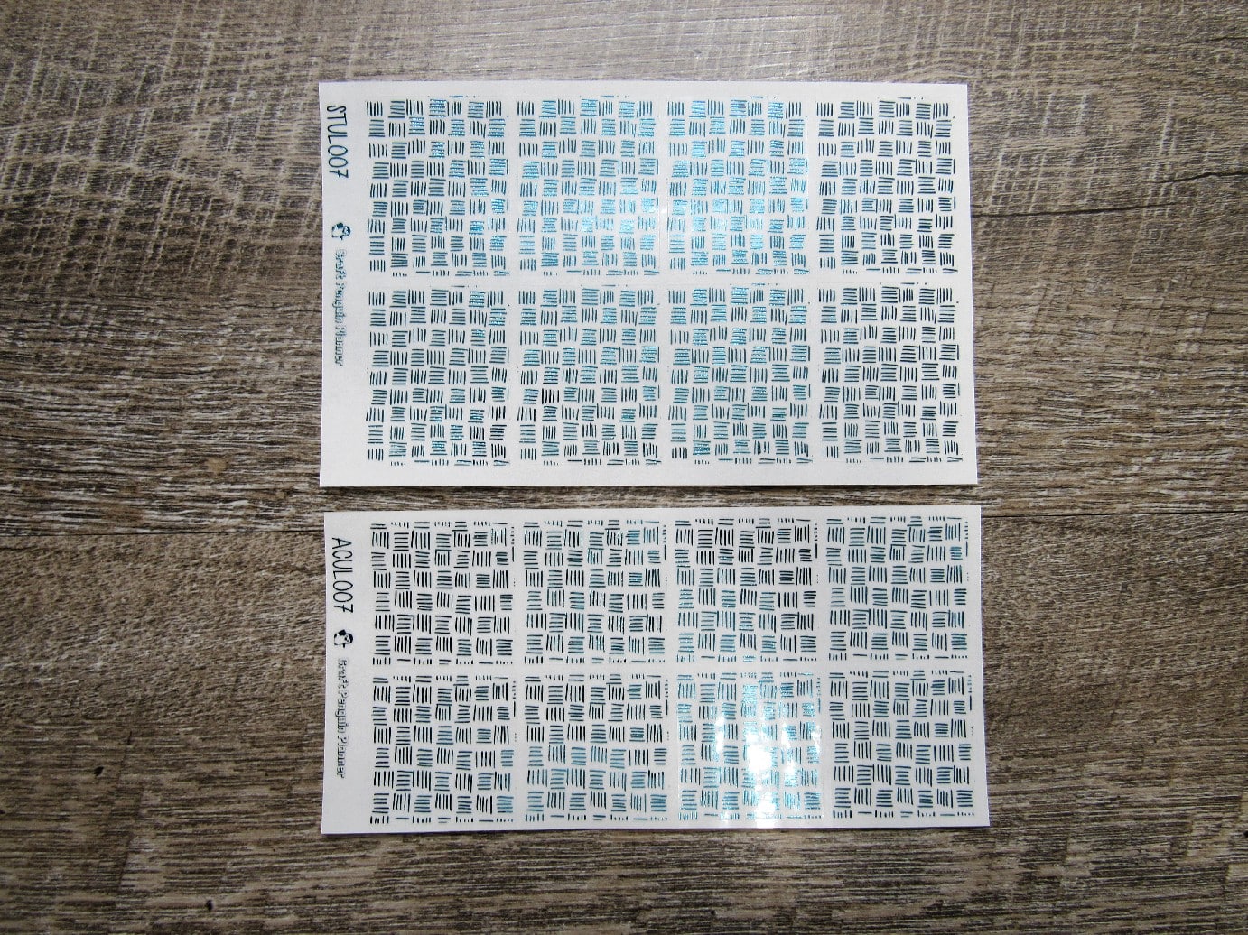 Foil Underlays Pattern UL007