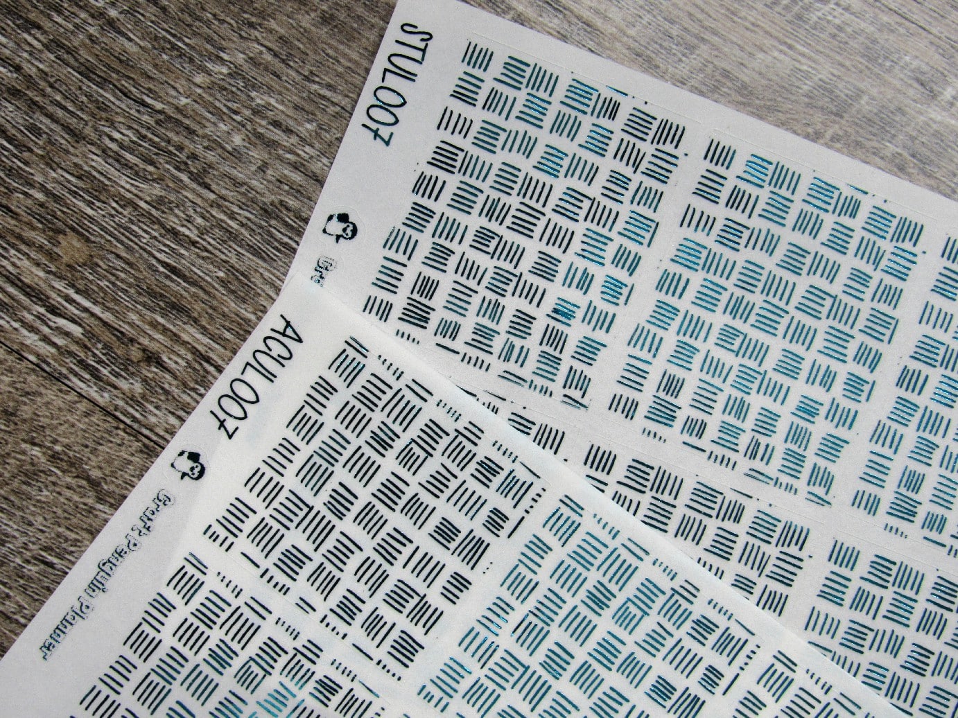 Foil Underlays Pattern UL007