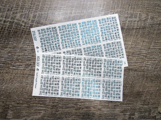 Foil Underlays Pattern UL007