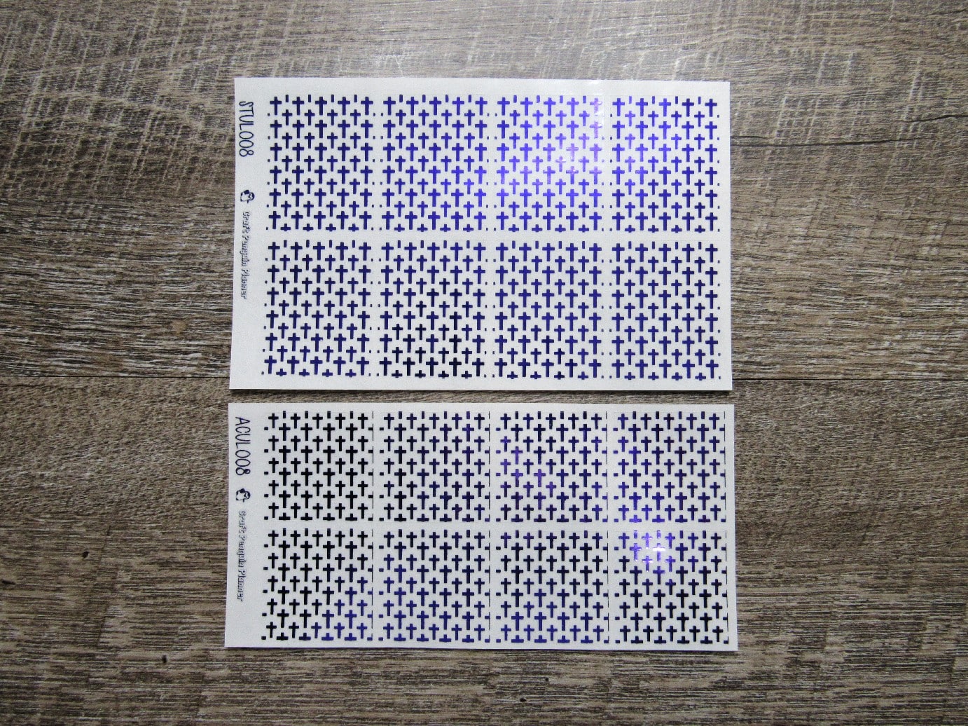 Foil Underlays Pattern UL008