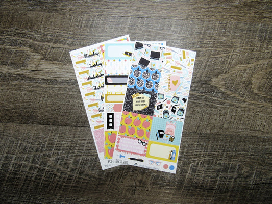 Back To School Weekly, VERTICAL WEEKS