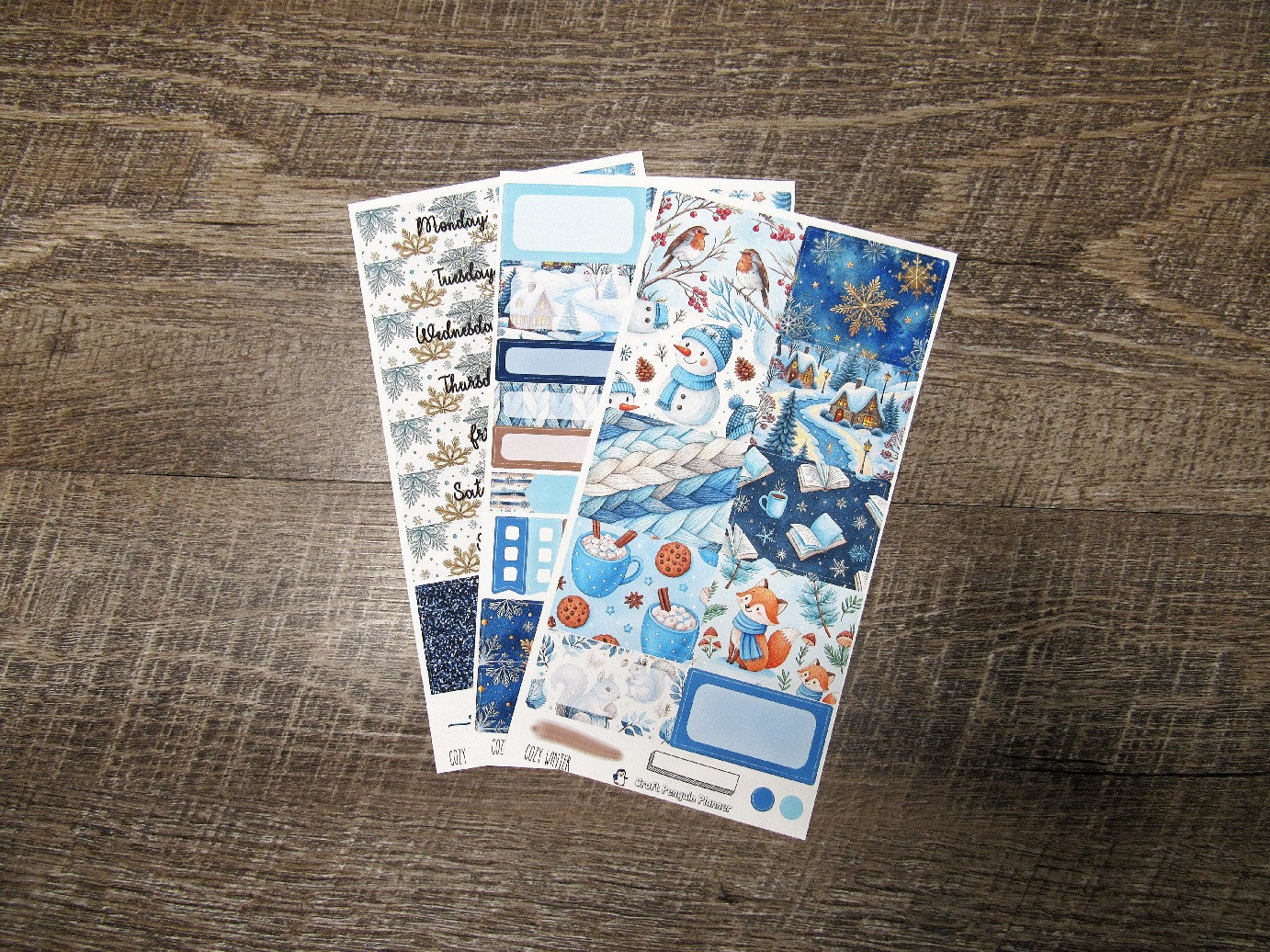 Cozy Winter Weekly, VERTICAL WEEKS