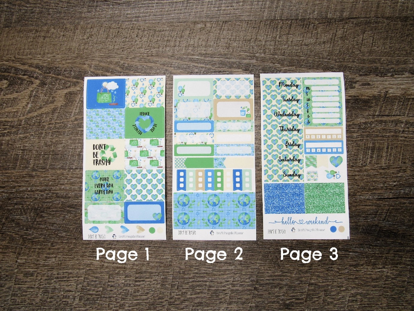 Don't Be Trashy Weekly, VERTICAL WEEKS